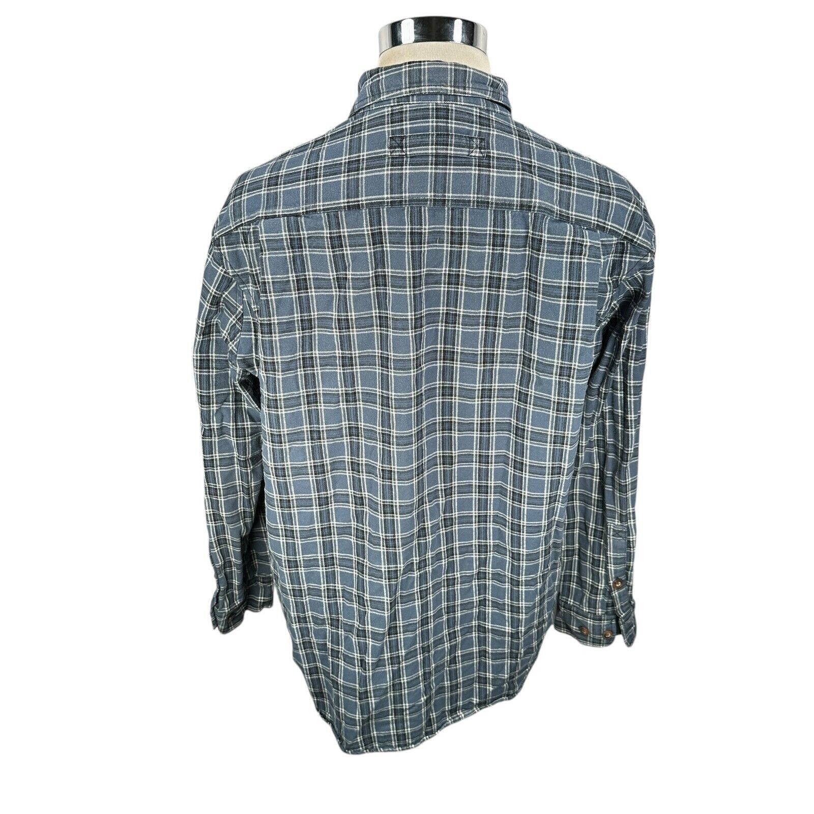 Duluth Trading Company Duluth Trading Flannel Shirt Men Large Blue Button Down Size US L / EU 52-54 / 3 - 5 Thumbnail