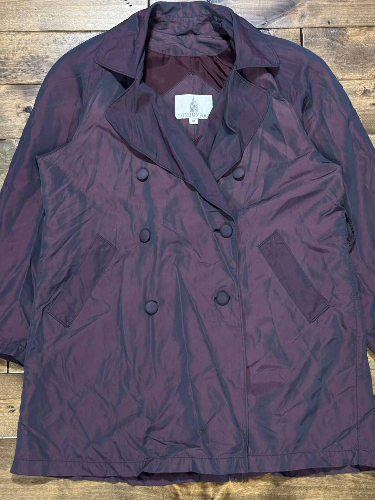 London Fog vintage iridescent London Fog trench coat Size US M / EU 48-50 / 2 - 6 Thumbnail