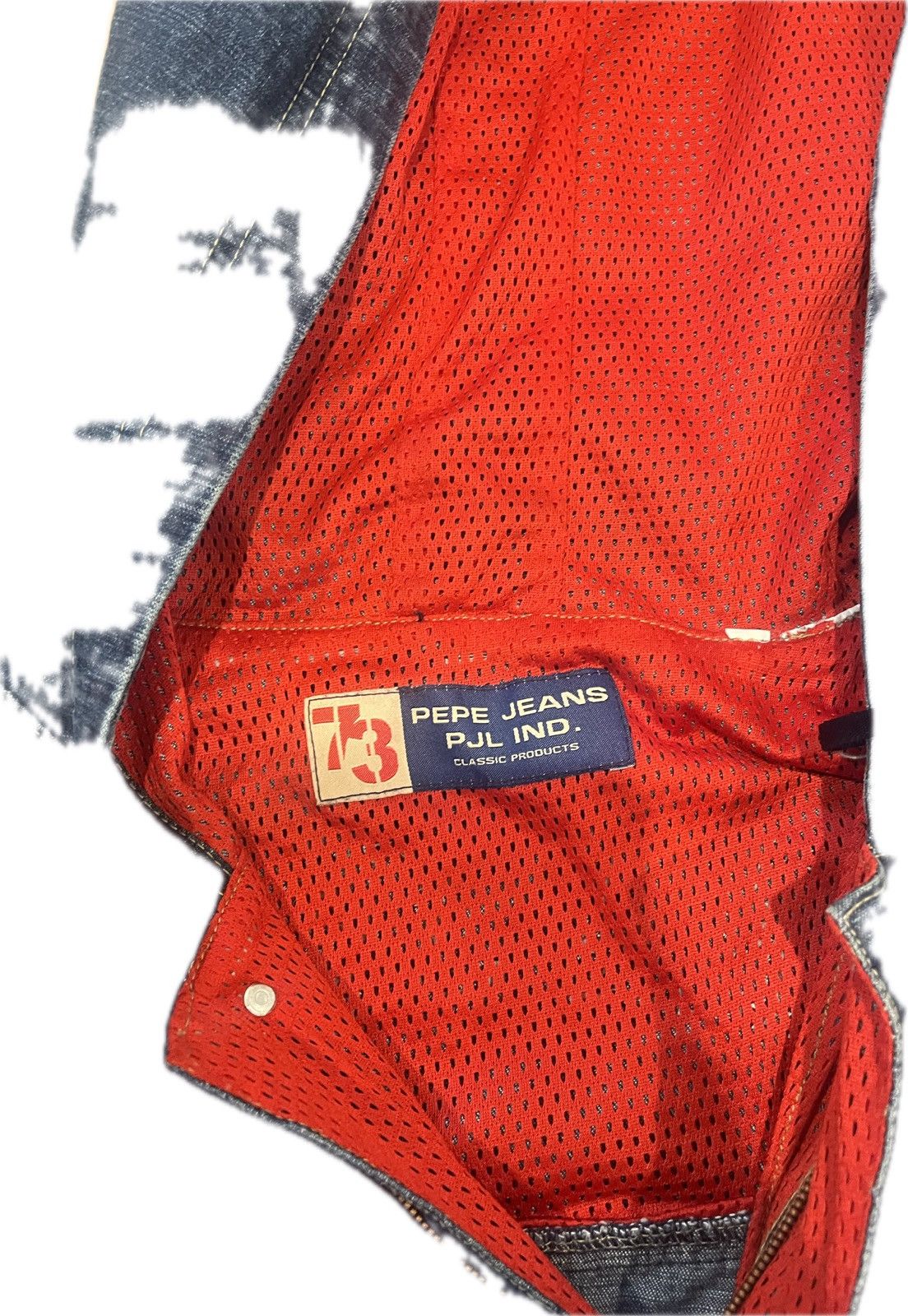 Pepe Jeans Pepe Jeans Denim Jacket Y2K Size US XXL / EU 58 / 5 - 6 Thumbnail