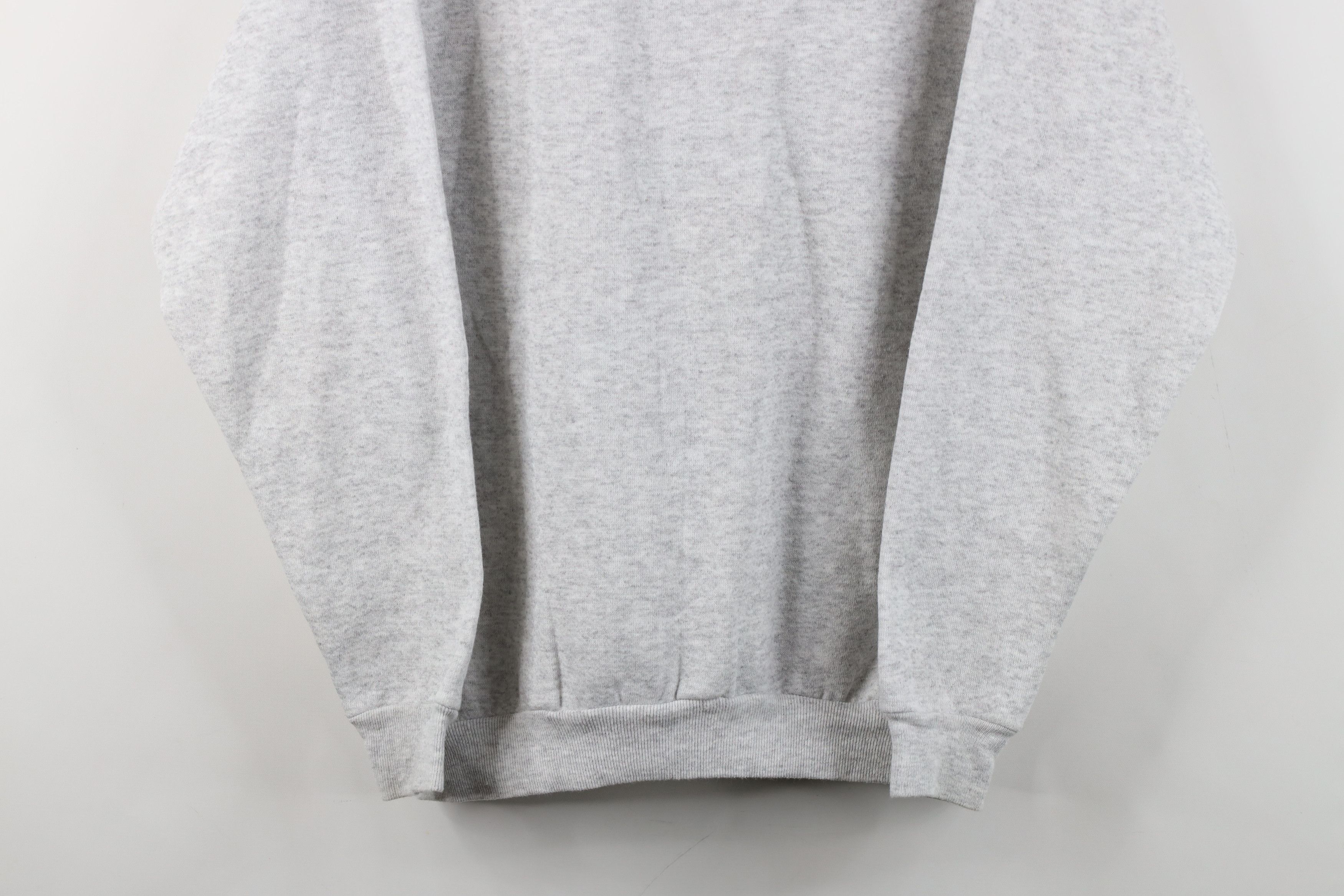 Vintage Vintage 90s Streetwear Crewneck Sweatshirt Heather Gray USA Size US M / EU 48-50 / 2 - 3 Thumbnail