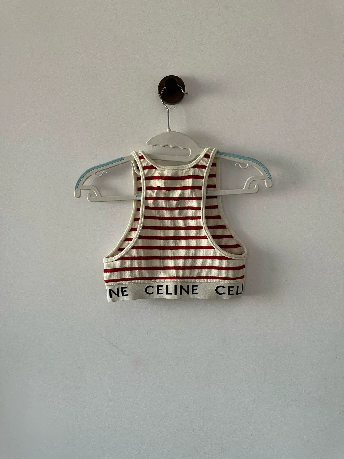 Celine Celine striped knit vest xs 98 new Size XS / US 0-2 / IT 36-38 - 2 Thumbnail
