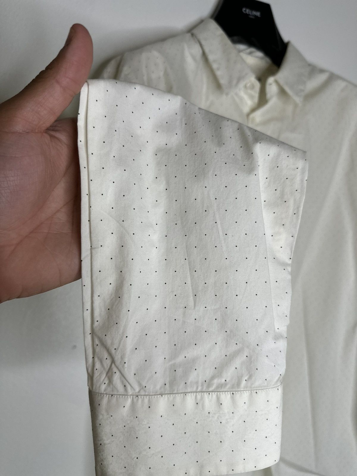 A.P.C. Micro Polka Dot Shirt Size US XL / EU 56 / 4 - 3 Thumbnail