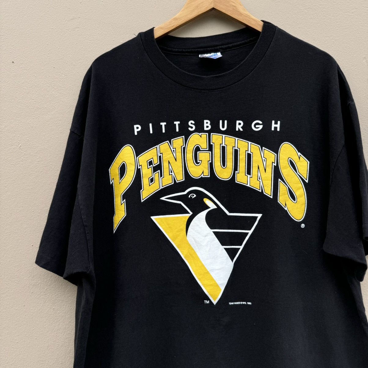 NHL × Vintage Vintage PITTSBURGH PENGUINS nhl 1993 tee vtg Size US XXL / EU 58 / 5 - 2 Thumbnail
