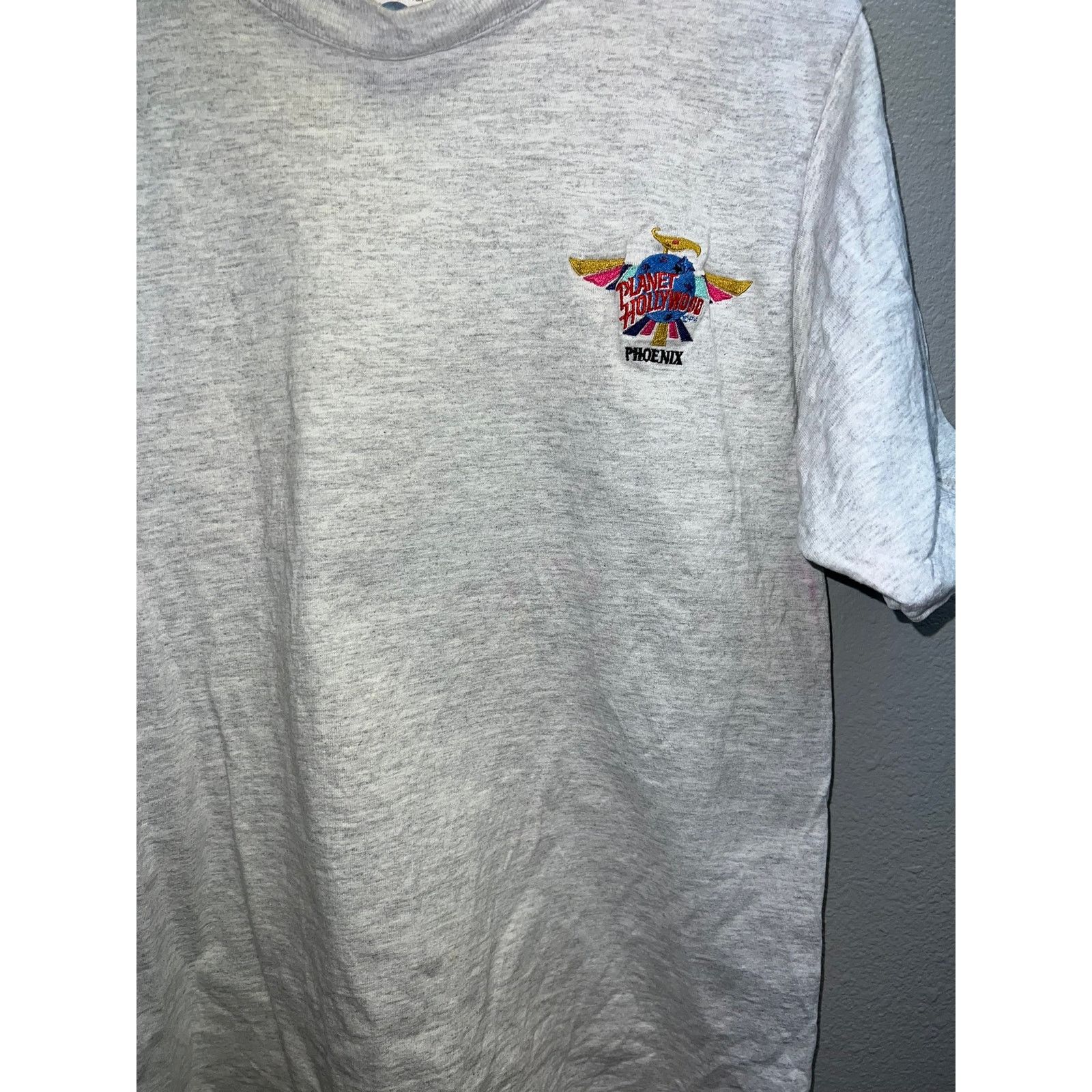 Planet Hollywood Vintage Planet Hollywood Phoenix Shirt Gray Tee 90s L Large Size US L / EU 52-54 / 3 - 7 Thumbnail