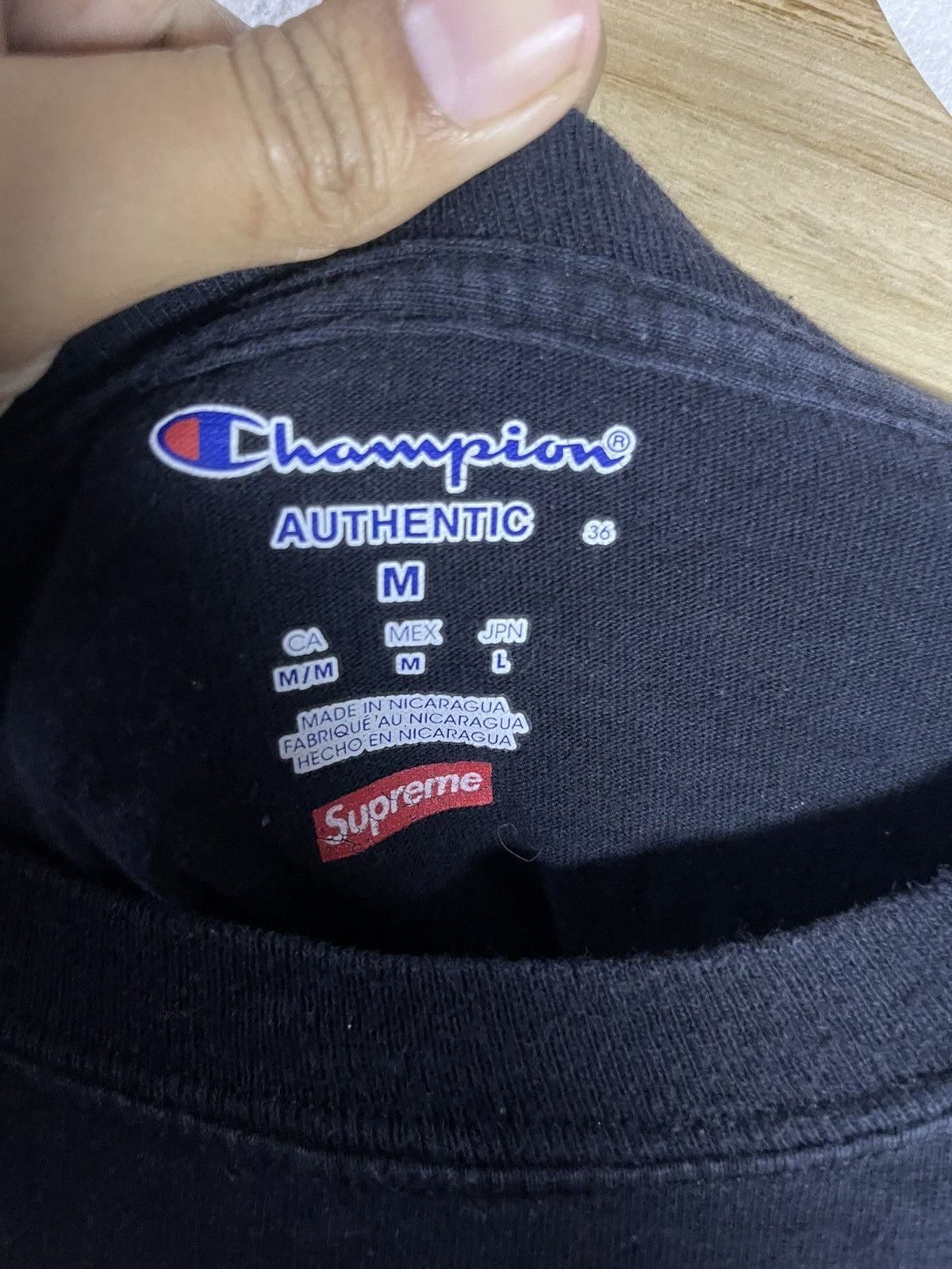 Champion × Supreme Supreme x Champion Stacked C Long Sleeve Tee Size US S / EU 44-46 / 1 - 7 Thumbnail
