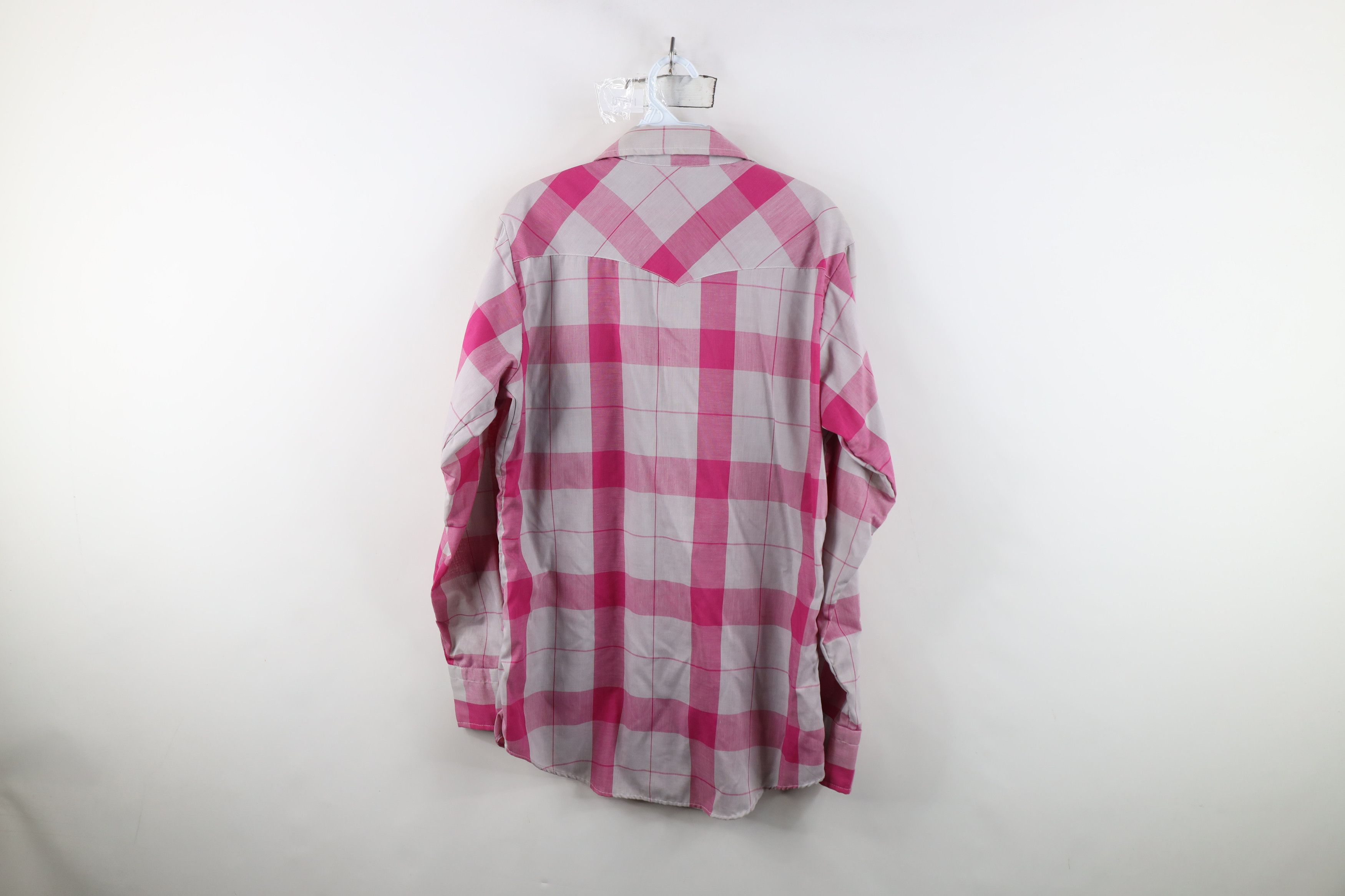 Vintage Vintage 70s Streetwear Rodeo Cowboy Snap Button Shirt Plaid Size US M / EU 48-50 / 2 - 10 Thumbnail