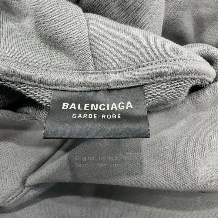 Balenciaga Balenciaga Gray Oversized Hoodie for Men. Size US M / EU 48-50 / 2 - 7 Thumbnail