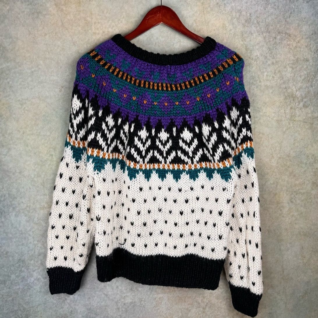 American Apparel VTG 90s Hand Knit Sweater M Size US M / EU 48-50 / 2 - 3 Thumbnail