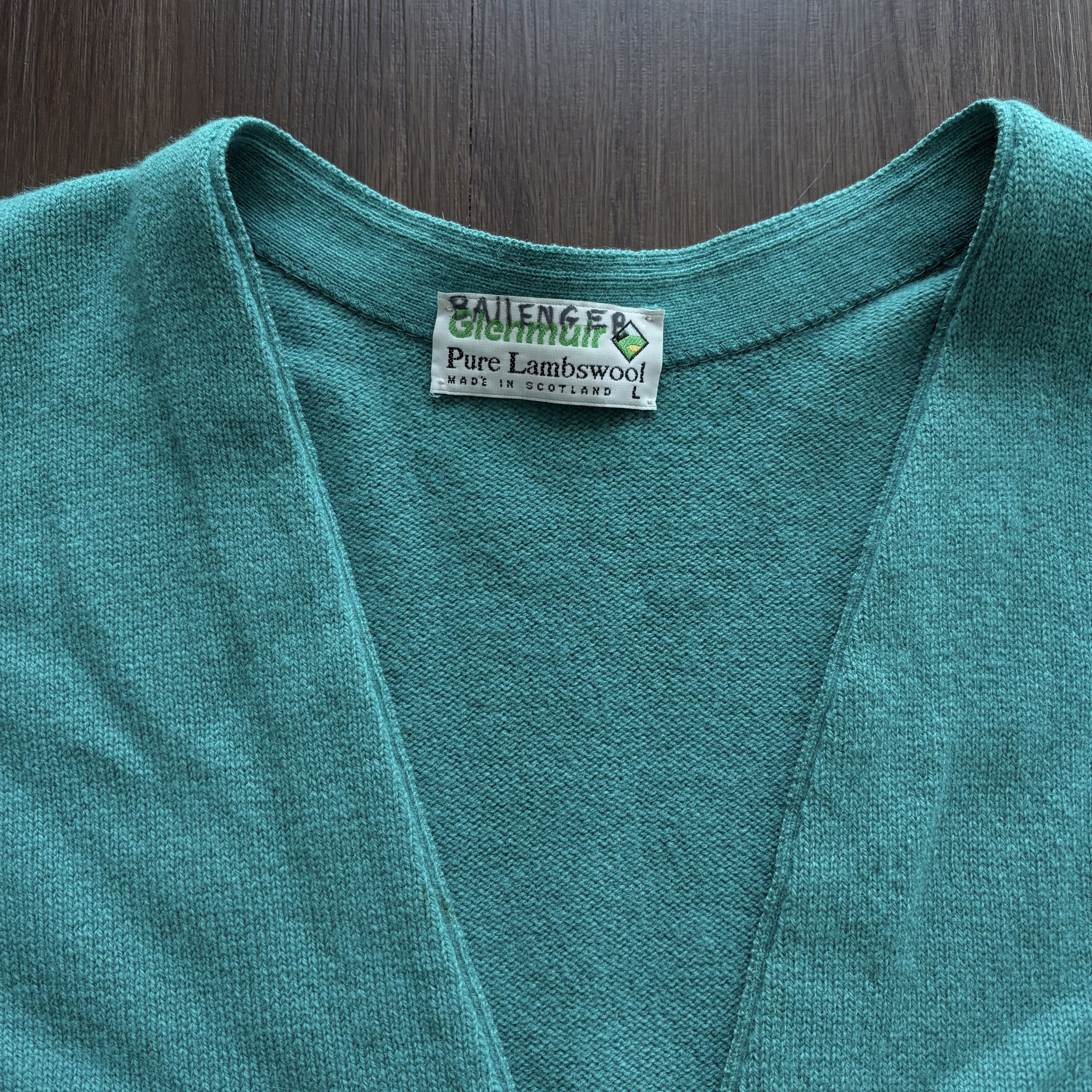 Other Vintage Blue/Green Cardigan Size US L / EU 52-54 / 3 - 4 Thumbnail