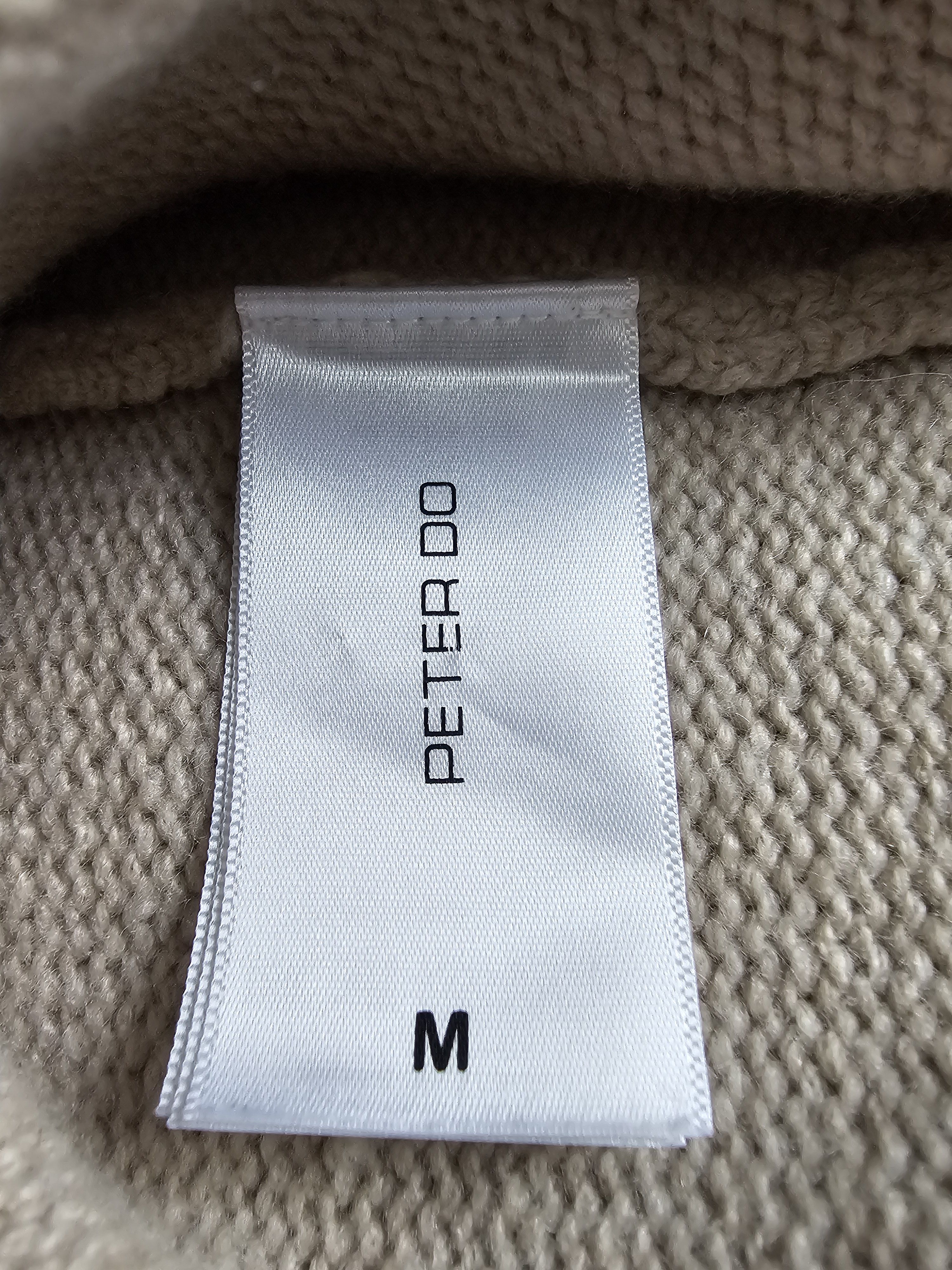 Peter Do Tattoo Cashmere Turtleneck Beige Black Size M / US 6-8 / IT 42-44 - 5 Thumbnail