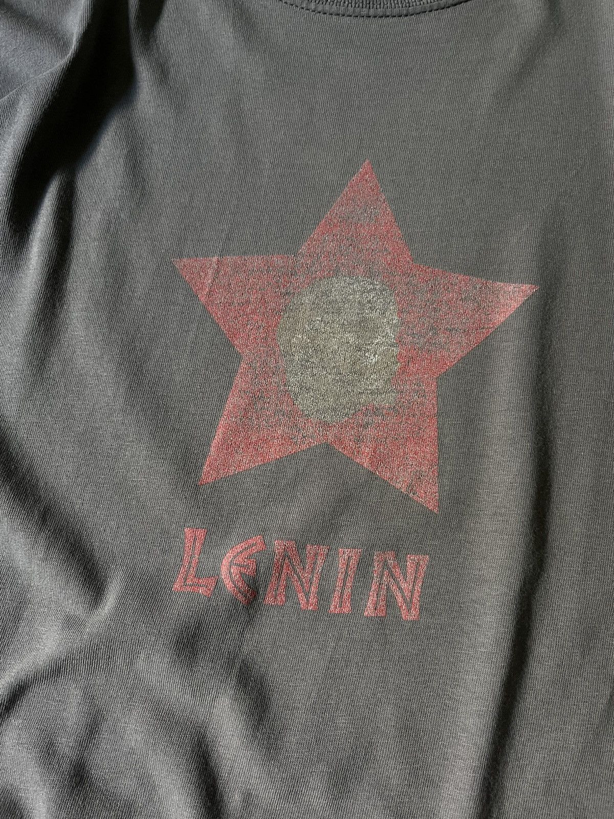 Cccp Vintage CCCP Lenin logo grey T-shirt rare Size US XL / EU 56 / 4 - 2 Thumbnail