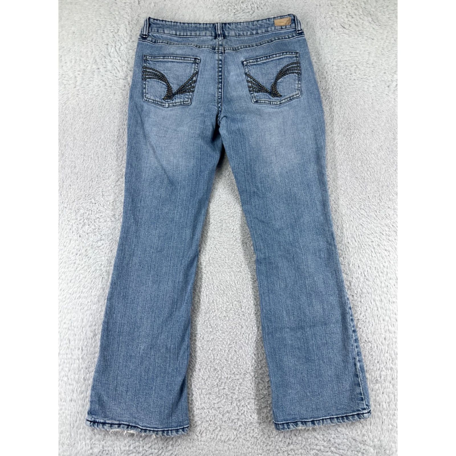Vintage Refuge Jeans Womens 9 Blue Denim Cotton Blend Bootcut Stretch Regular 5-Pocket Design Classic American Mens? No gender specified Size 30" / US 8 / IT 44 - 2 Thumbnail