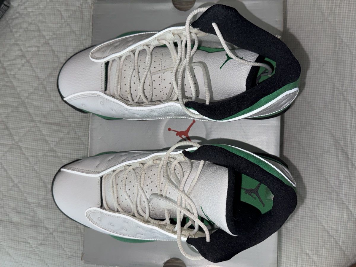 Jordan Brand Air Jordan 13 Retro ‘ White Lucky Green ‘ Size US 10.5 / EU 43-44 - 4 Thumbnail