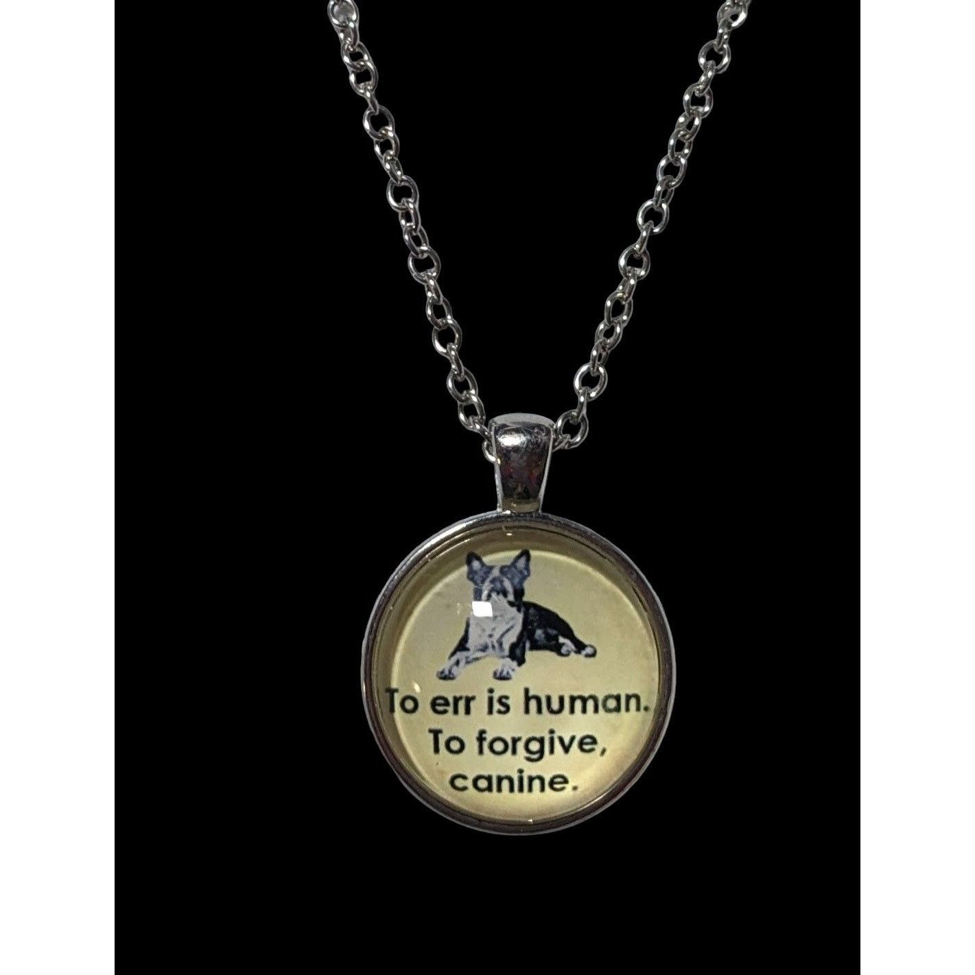 Other Yellow And Silver Dog Lover Pendant Necklace Size ONE SIZE - 1 Thumbnail