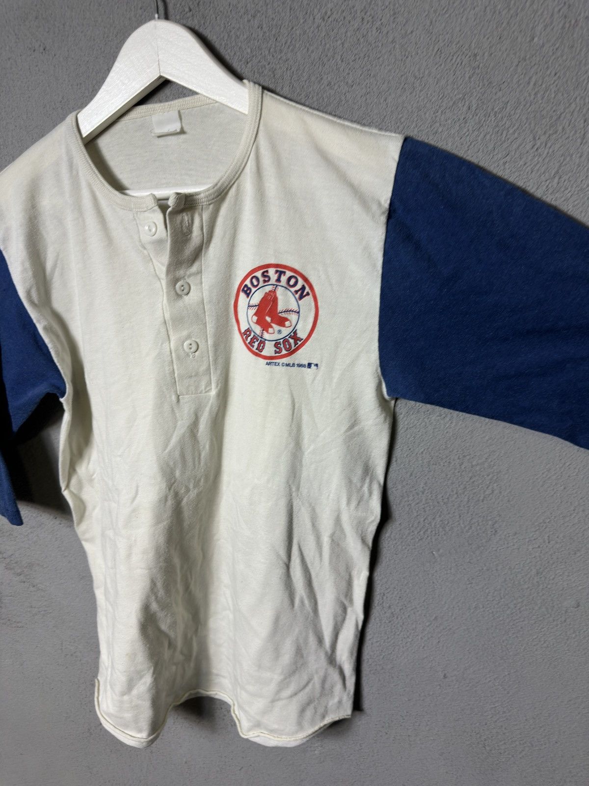 Vintage Vintage 80s Boston Red Sox Baseball T-shirt Cool Retro Style Size US M / EU 48-50 / 2 - 2 Thumbnail