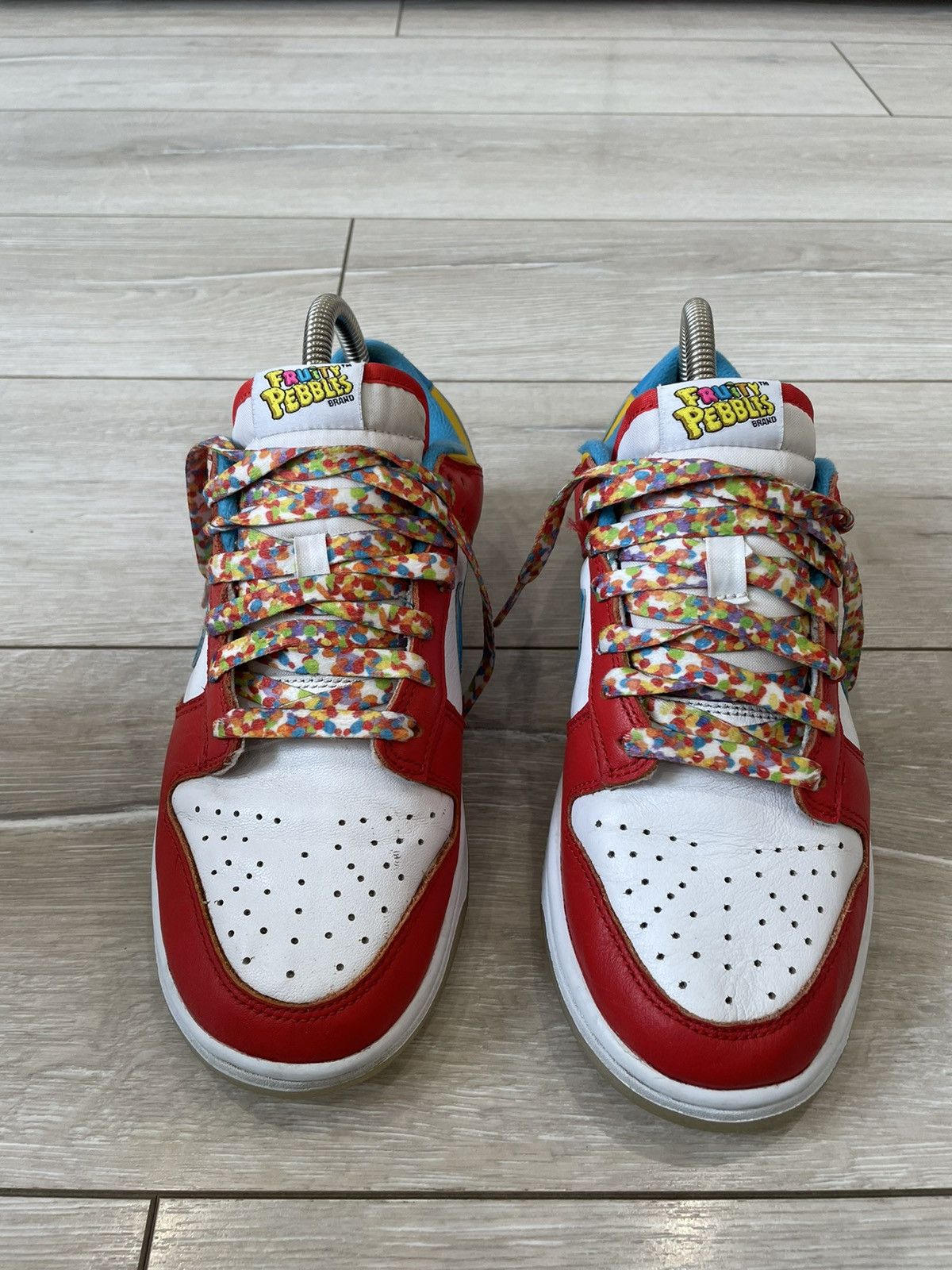 Nike Size 6 - Nike Dunk Low x LeBron James x Fruity Pebbles Red6 Size US 6 / IT 36 - 2 Thumbnail