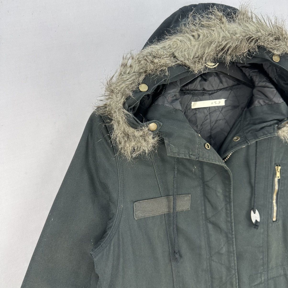 Japanese Brand Vintage If Six Was Nine Punk Fishtail Parka Jacket for Women Size S / US 4 / IT 40 - 2 Thumbnail