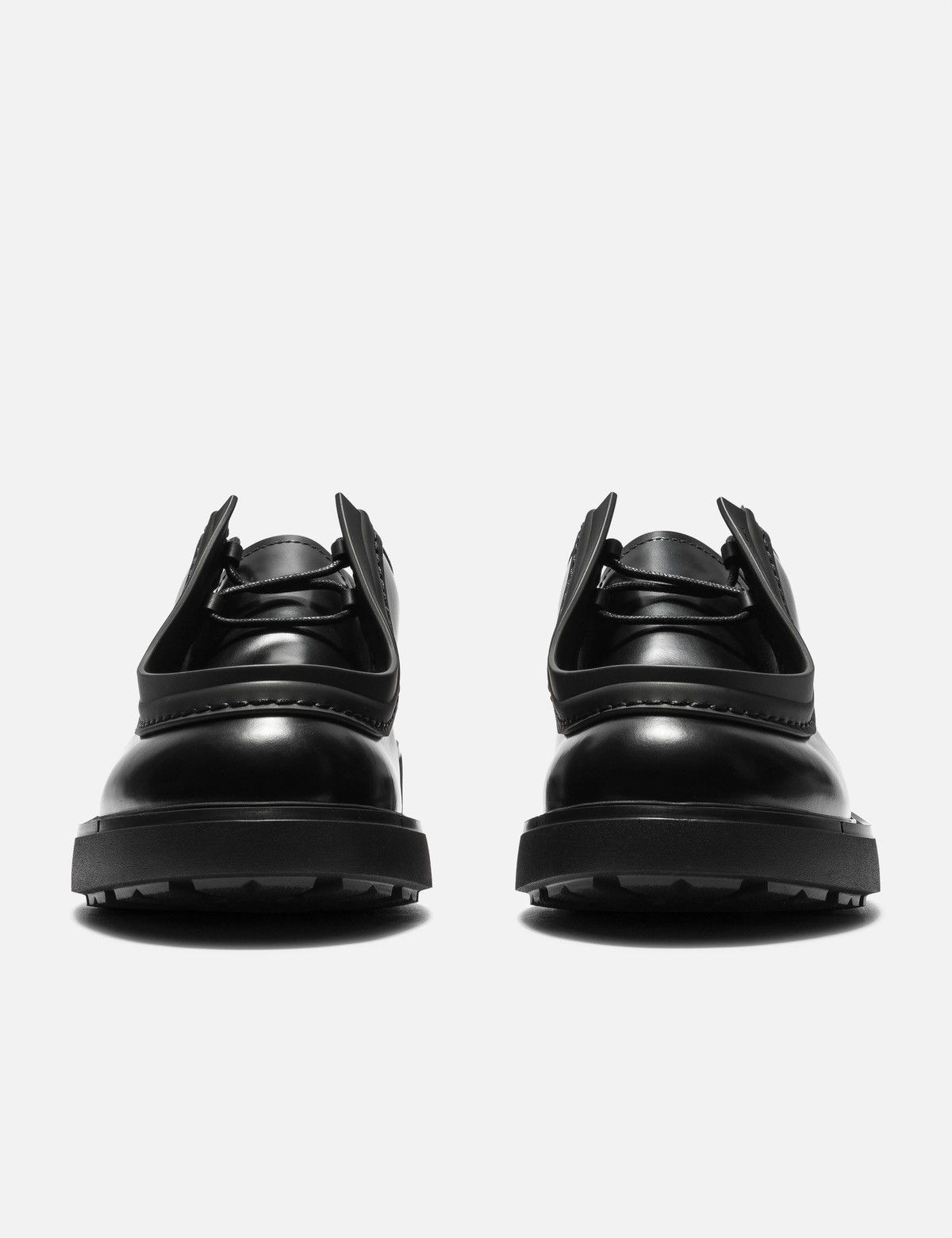 Prada Diapason Brushed Leather Lace-up Shoes Size US 9 / EU 42 - 2 Thumbnail
