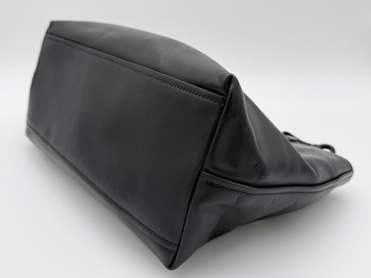 Miu Miu Miu Miu Leather Tote Bag – Black with Silver Hardware Size ONE SIZE - 10 Thumbnail