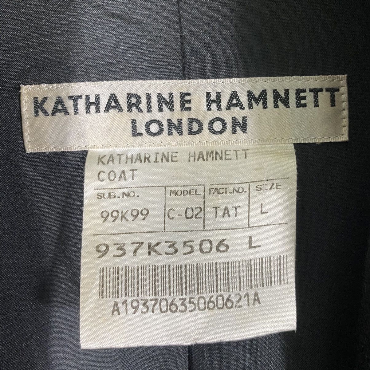 Katharine Hamnett London Vintage Katharine Hamnett London Jacket L Size Black Colour Size US L / EU 52-54 / 3 - 8 Thumbnail