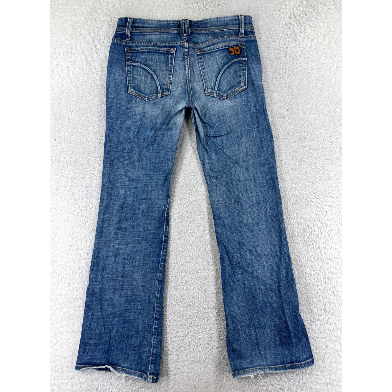 Vintage Joe's Jeans Womens Jeans 28 Blue Denim Low Rise Regular 5-Pocket Distressed Cotton Blend Size 28" / US 6 / IT 42 - 2 Thumbnail