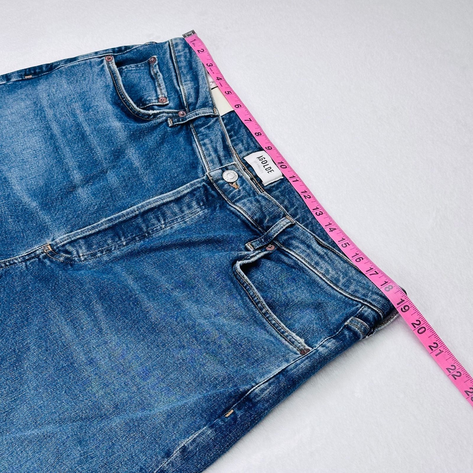 Agolde Agolde Women’s 34 (37x27) Riley Long High Rise Jeans Size 37" - 10 Thumbnail