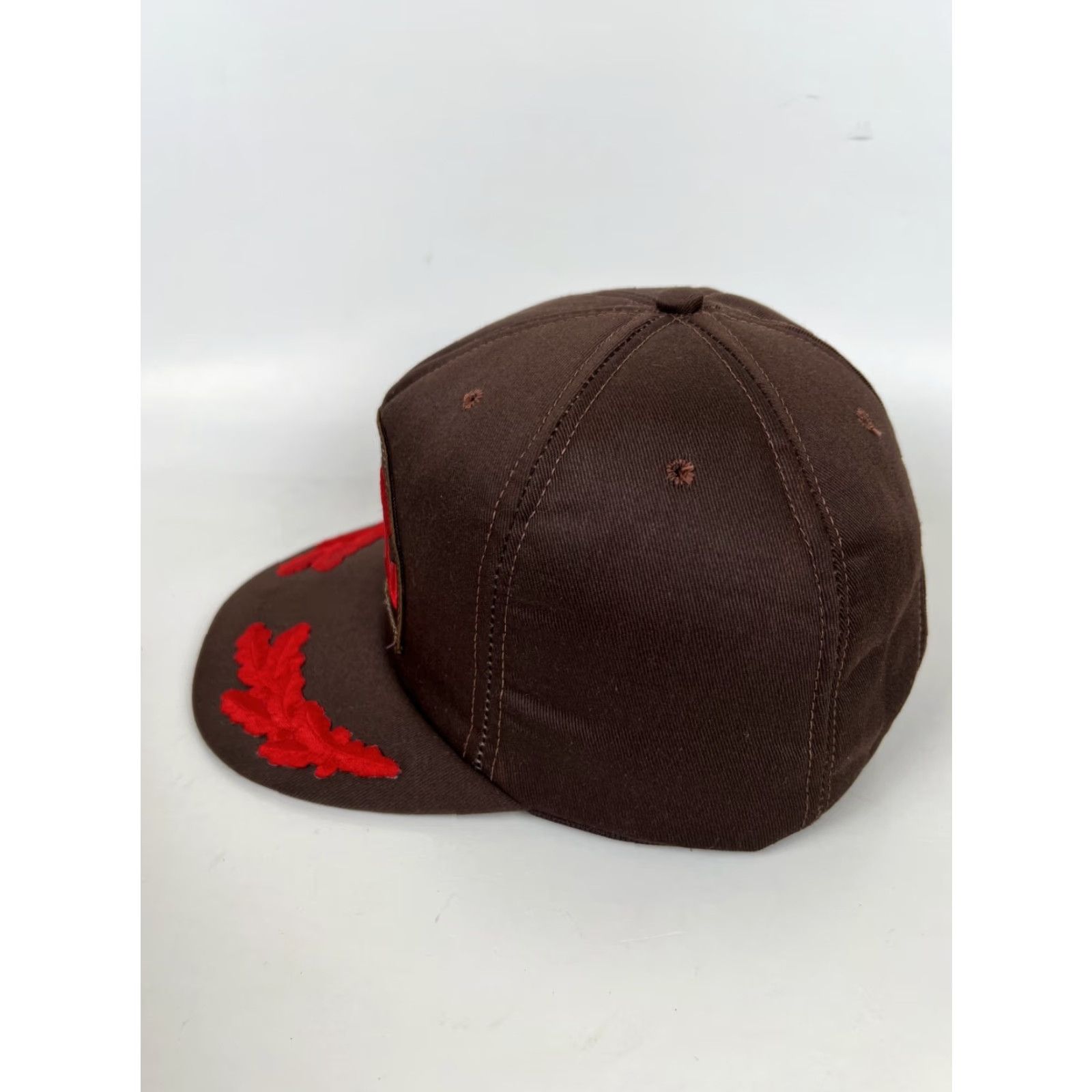 Vintage VINTAGE Snap-Back Hat Cap Brown 80s USA Made Insulated Patch Scramble One Size Men Brown Cap Adjustable Men 80s Vintage Size ONE SIZE - 4 Thumbnail