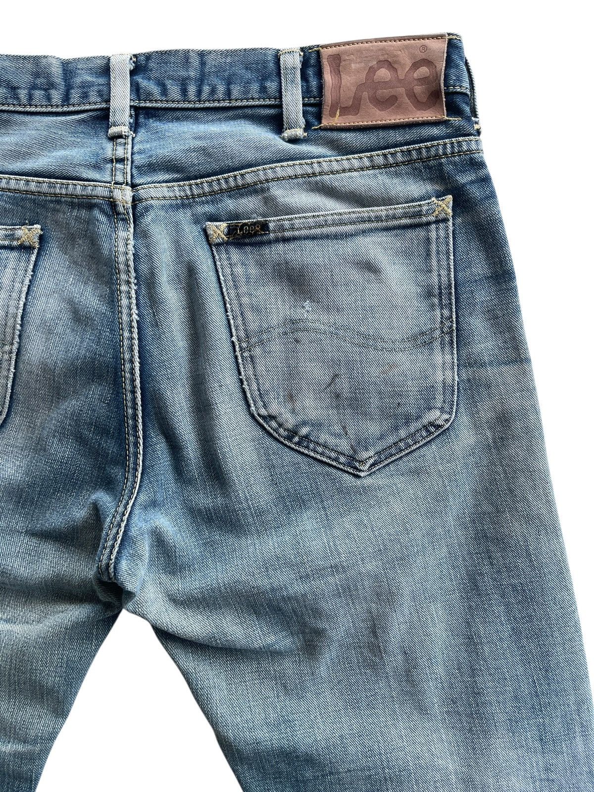 Vintage Vintage Lee Rider Distressed Flare Denim Size US 34 / EU 50 - 6 Thumbnail