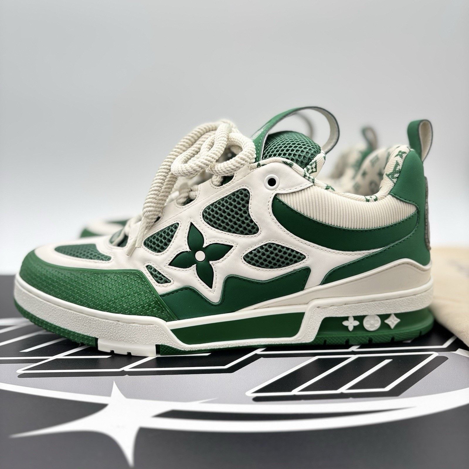 Louis Vuitton Louis Vuitton Skate ' Green, White ' | GREAT CONDITION! Size US 10.5 / EU 43-44 - 1 Thumbnail
