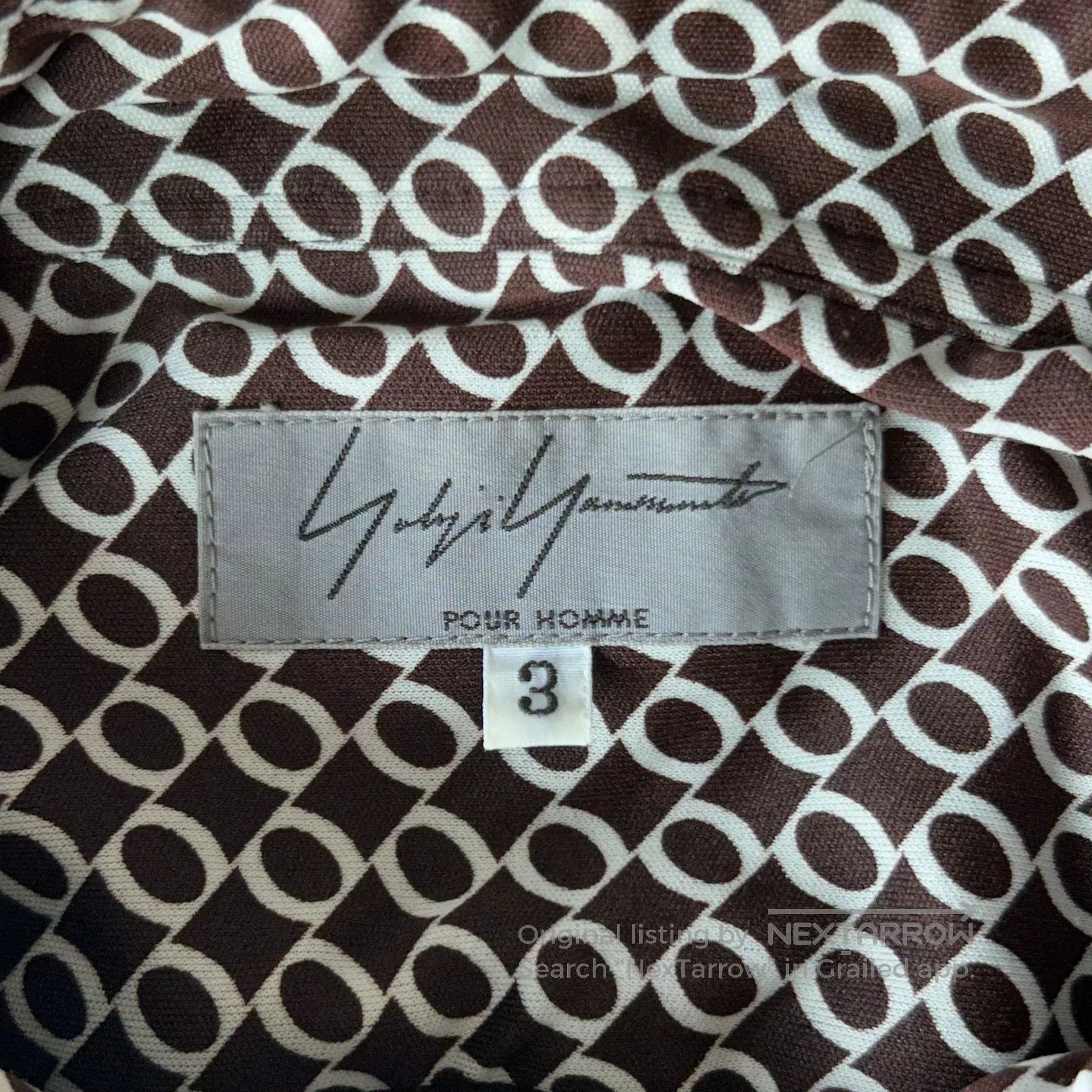 Yohji Yamamoto Yohji Yamamoto Printed Long Sleeve Shirt. Size US M / EU 48-50 / 2 - 5 Thumbnail