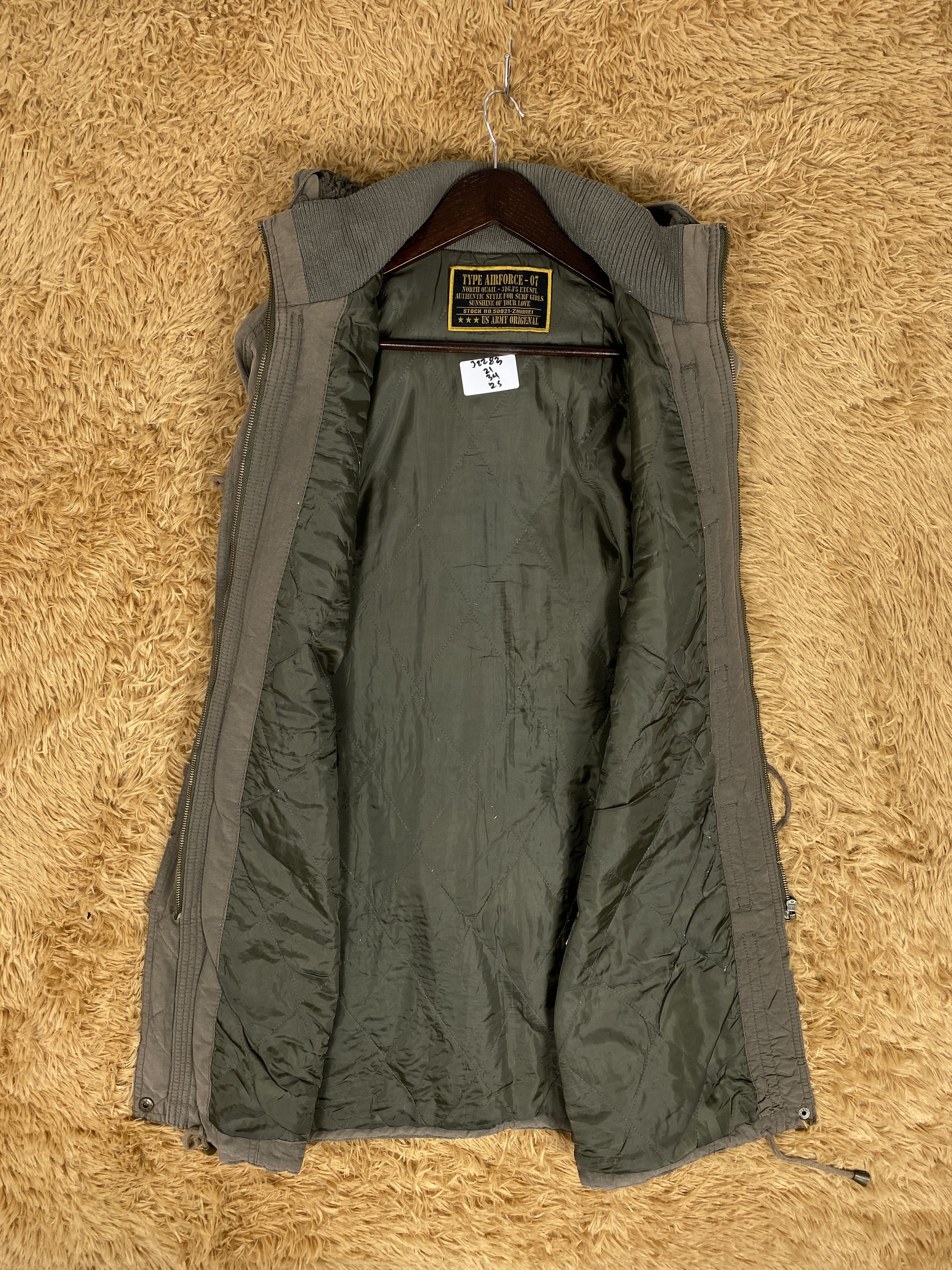 Vintage Vintage US Army Air Force Hoodie Jacket J2283 Size US S / EU 44-46 / 1 - 6 Thumbnail
