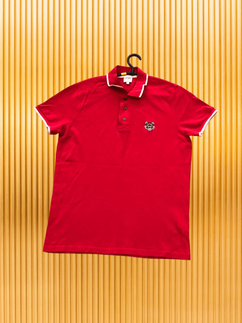 Kenzo Vintage logo polo Kenzo red T-shirt crazy Y2K size S Size US S / EU 44-46 / 1 - 1 Thumbnail