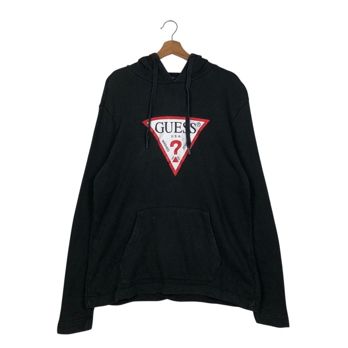 Guess Guess Classic Triangle Sweat Hoodie Size US L / EU 52-54 / 3 - 13 Thumbnail