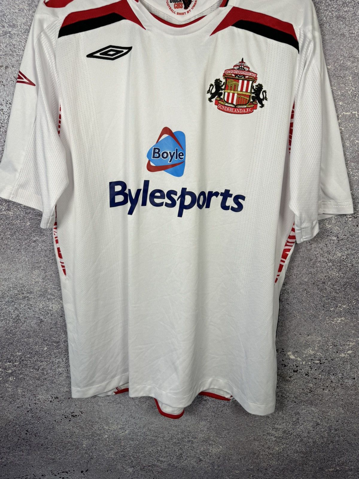 Other Sunderland Away 2007/08 Umbro Soccer Jersey Blokcore Size US XL / EU 56 / 4 - 4 Thumbnail