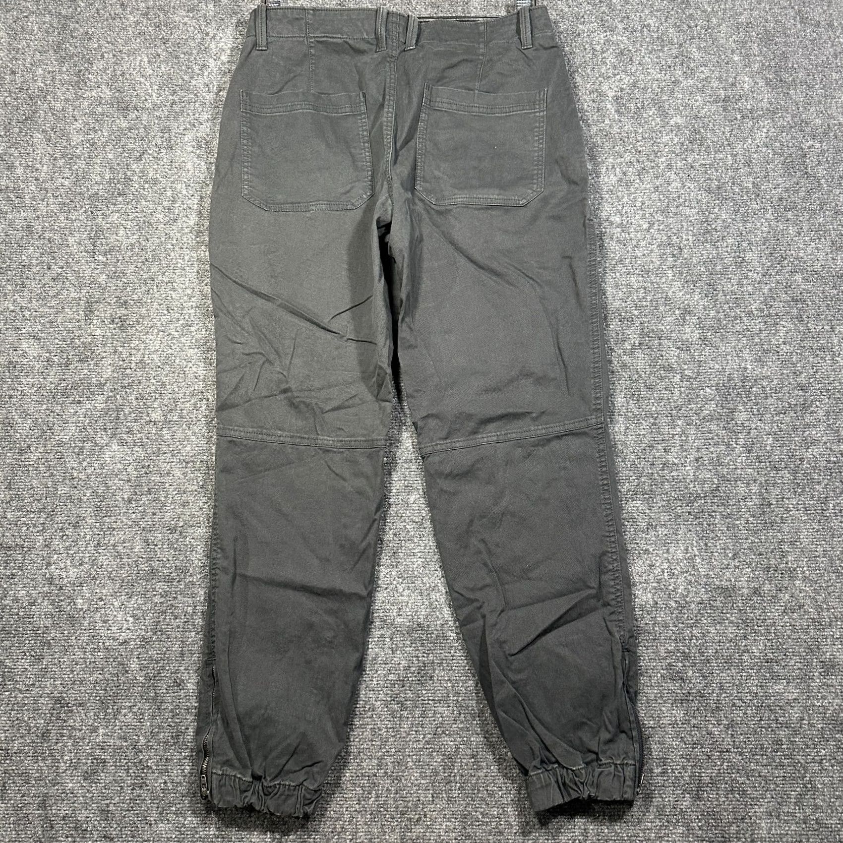 Banana Republic Banana Republic Pants Womens Gray Size 4 Cotton Stretch Zip Ankle Chino Size 27" / US 4 / IT 40 - 7 Thumbnail