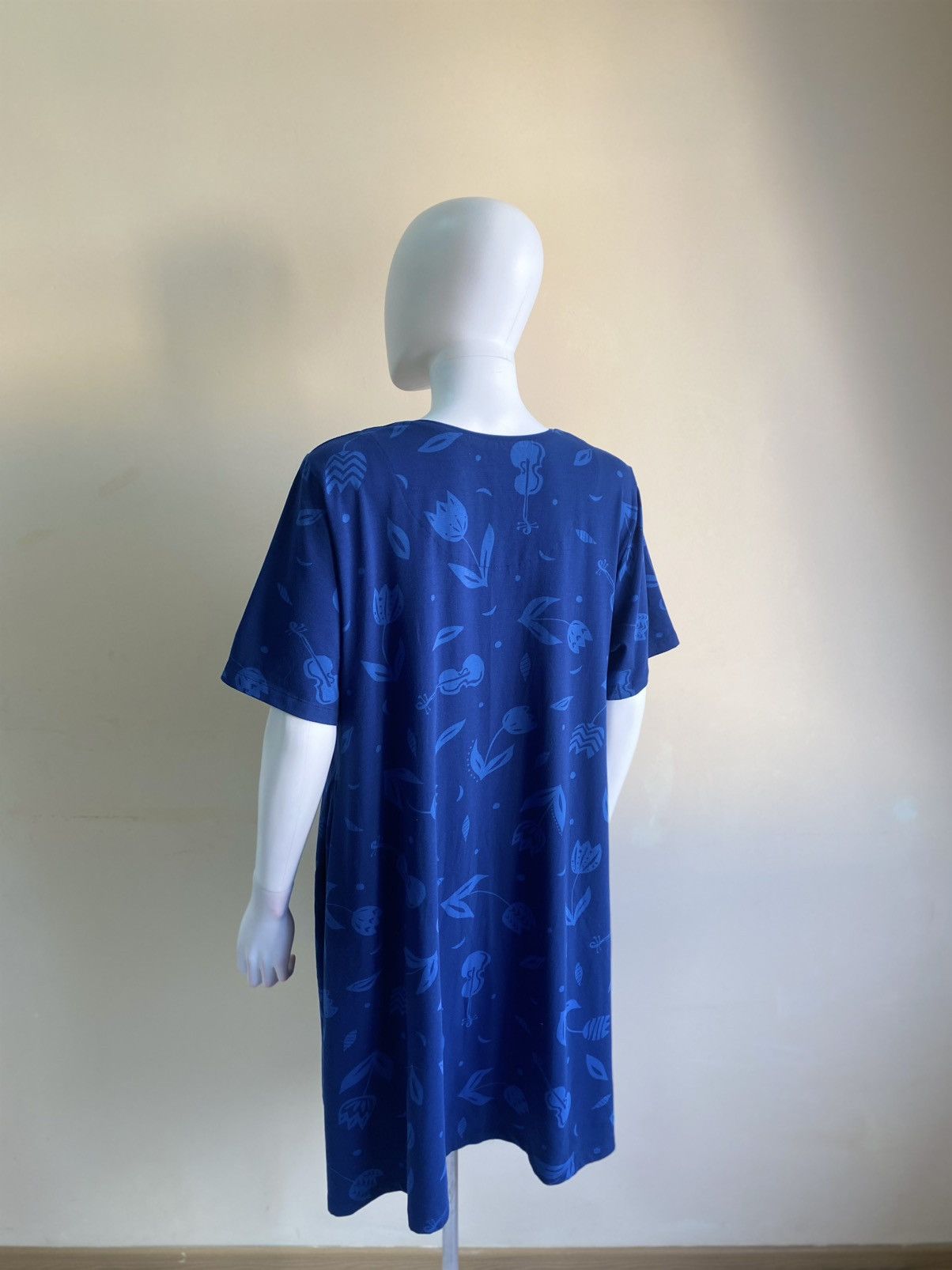 Gudrun Sjoden Gudrun Sjoden Womens Blue Knee Length Dress Size XL Size XL / US 12-14 / IT 48-50 - 6 Thumbnail