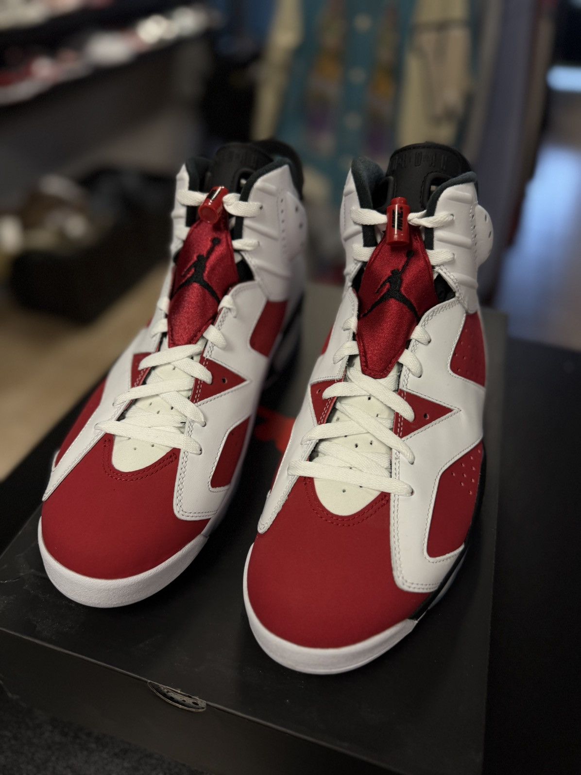 Jordan Brand × Nike Jordan 6 Carmine Size 12 (NEW) (CT8529-106) Size US 12 / EU 45 - 5 Thumbnail