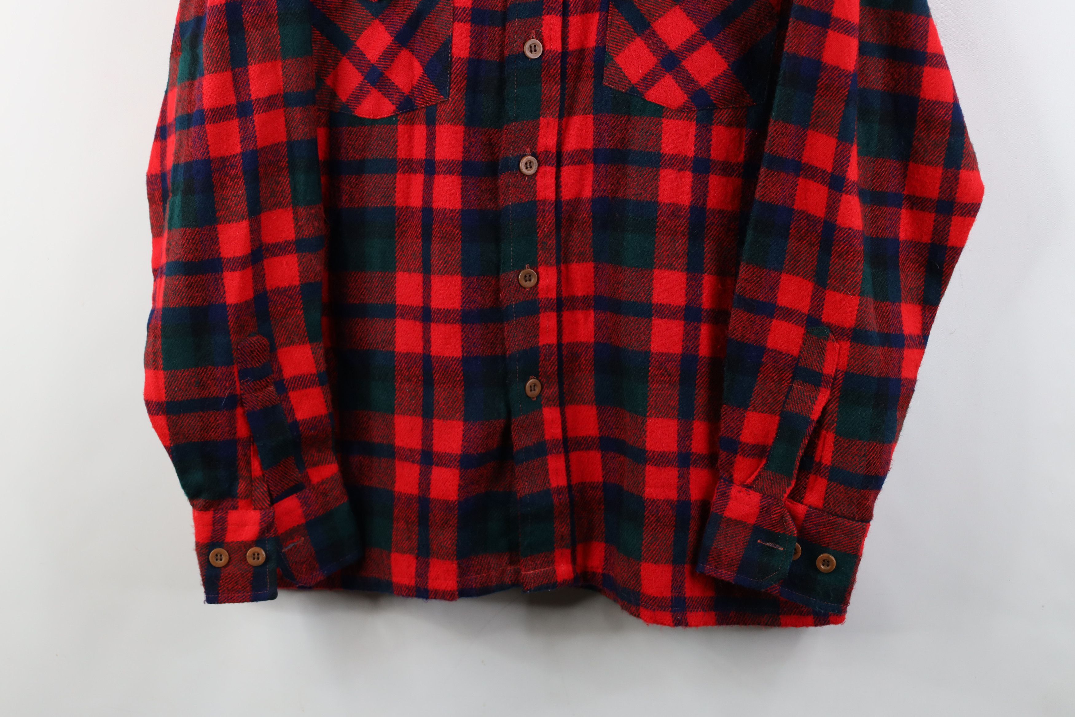 Vintage Vintage 70s Streetwear Button Shirt Jacket Jac Shirt Plaid Size US M / EU 48-50 / 2 - 3 Thumbnail