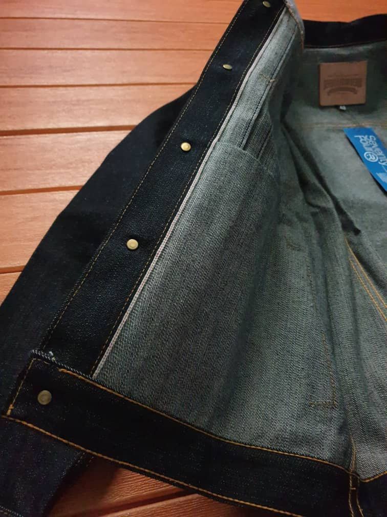 Japanese Brand Seventy four blue 16 oz salvedge jacket jeans Size US L / EU 52-54 / 3 - 12 Thumbnail