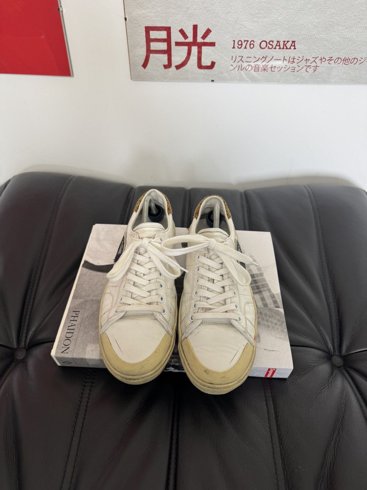Saint Laurent Paris Saint Laurent Paris SL37 Diamond Patch Surf Lowtop Sneakers Size US 7 / EU 40 - 2 Thumbnail
