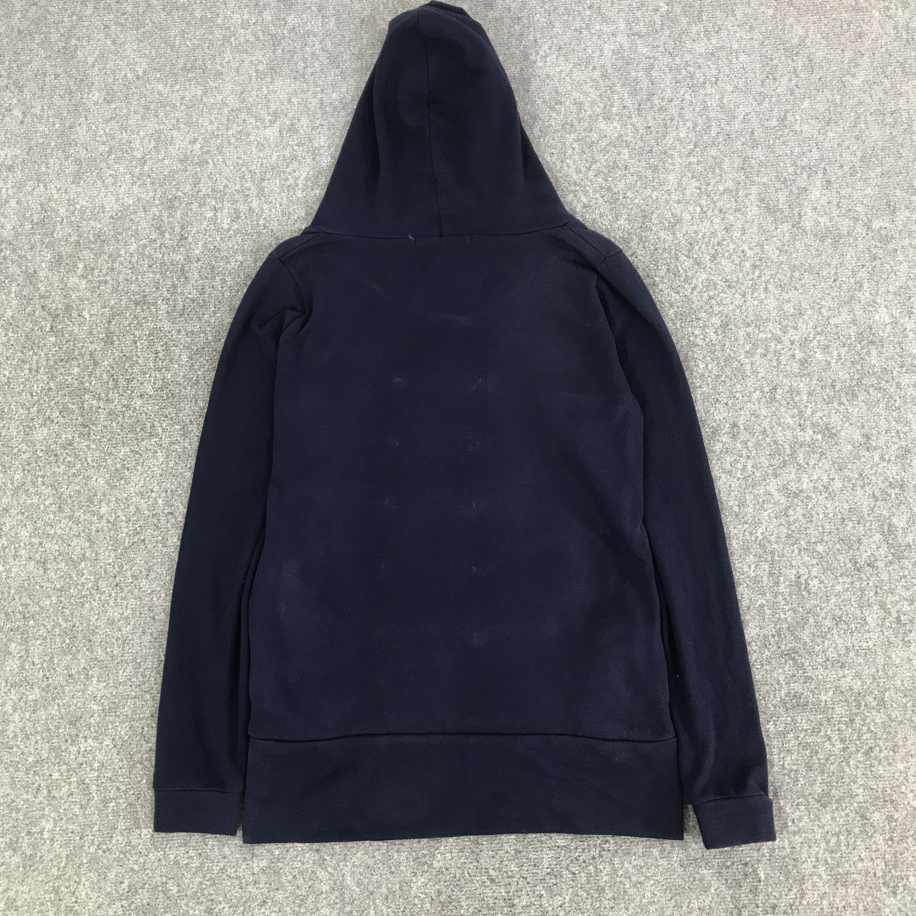 Japanese Brand HEALHER JAPAN NAVY HOODIE K112B15 Size US L / EU 52-54 / 3 - 3 Thumbnail
