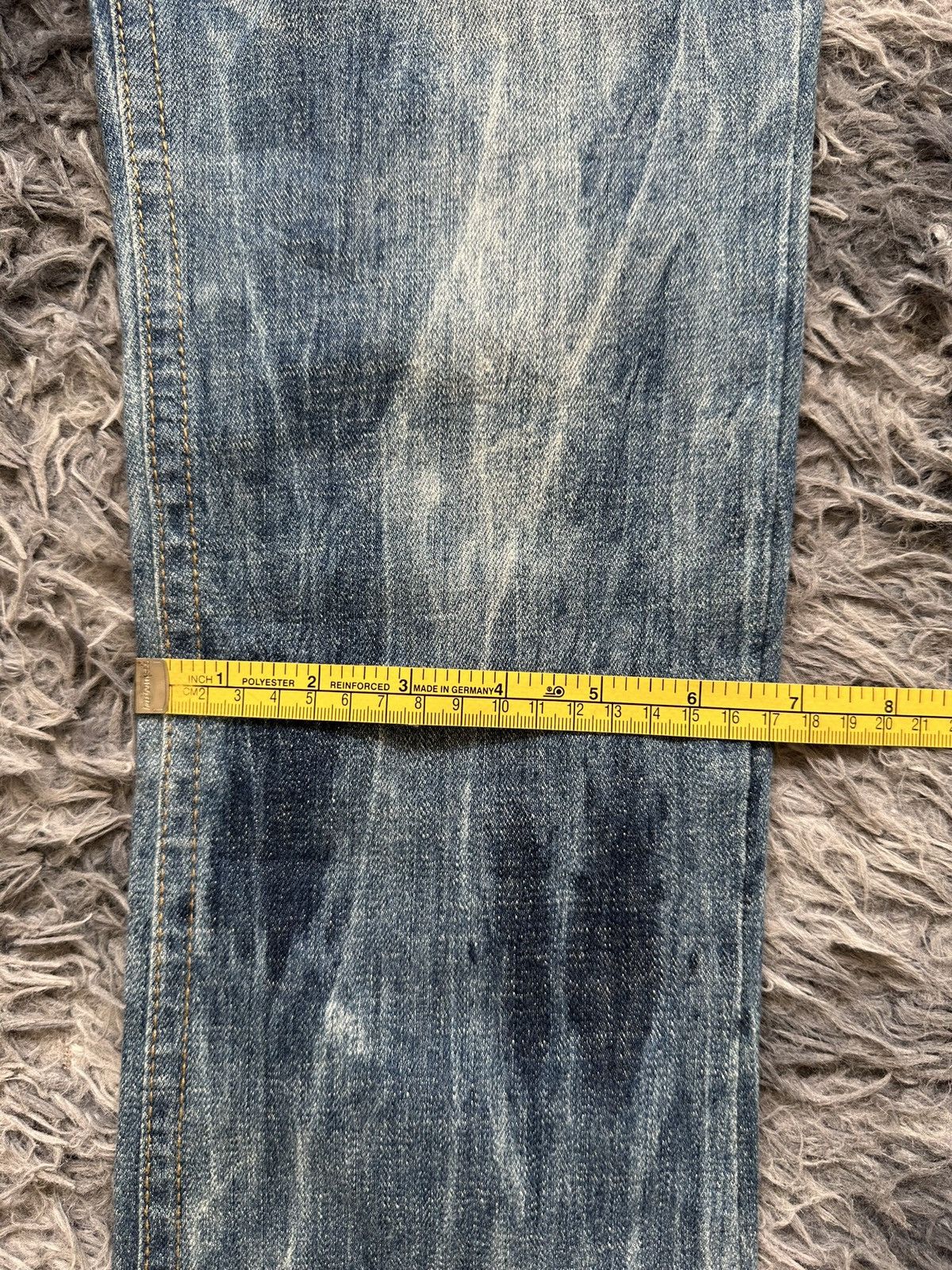 Masaki Matsushima 00's Masaki Matsushima bleach wash denim jeans Size US 29 - 15 Thumbnail