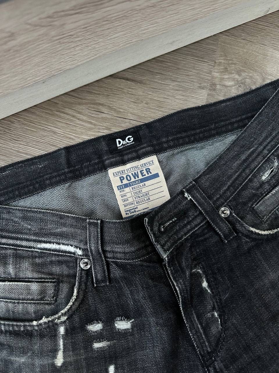 Dolce & Gabbana × Vintage Vintage Dolce Gabbana Denim Black Power Pants Size US 30 / EU 46 - 7 Thumbnail