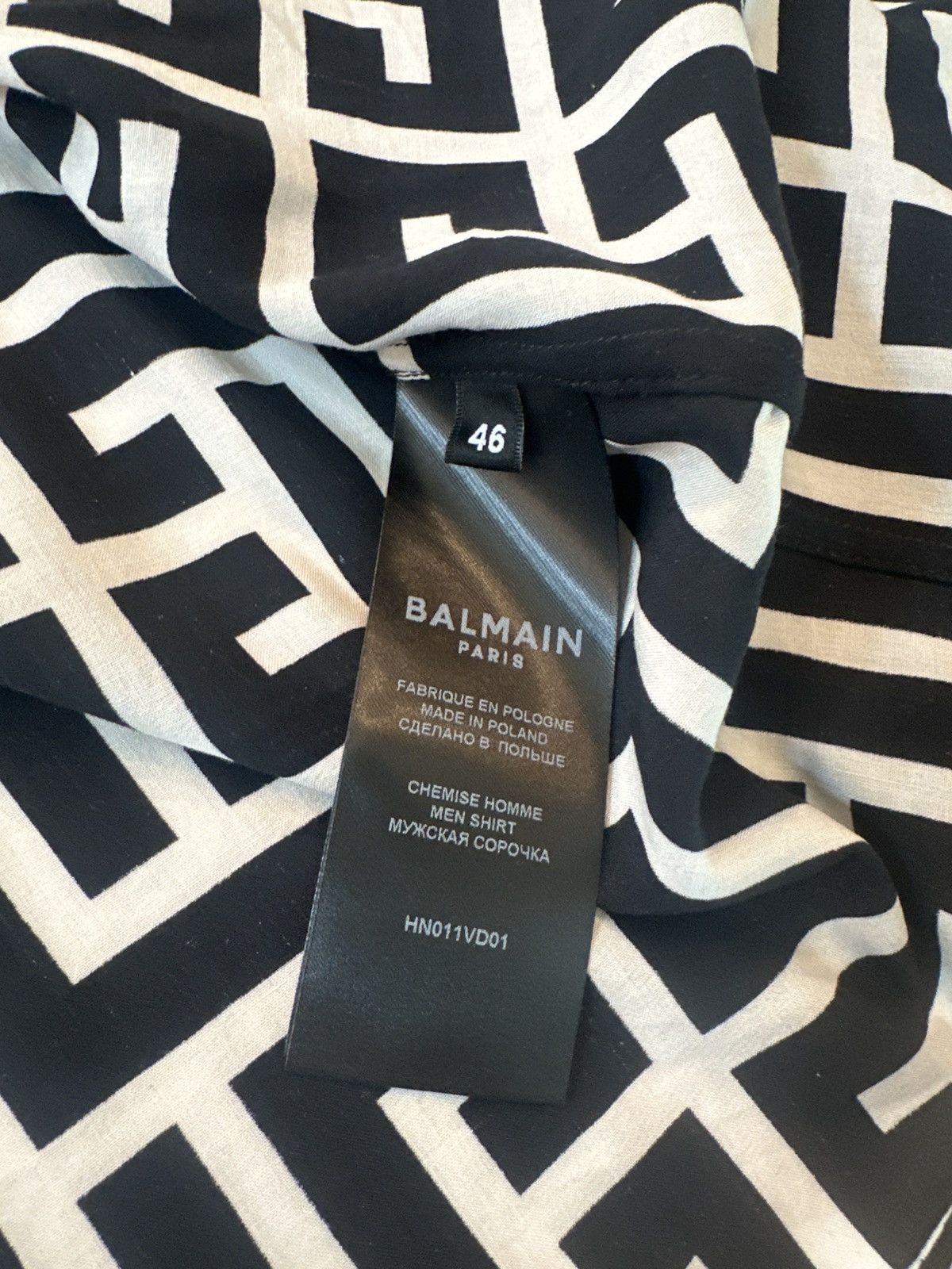 Balmain Balmain button up. Small tear Size US S / EU 44-46 / 1 - 4 Thumbnail