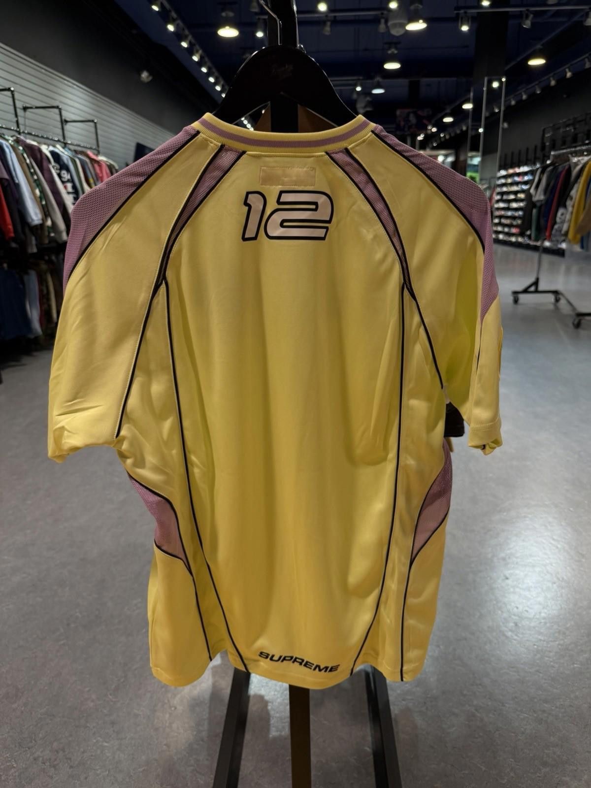 Supreme Supreme PIPING SOCCER JERSEY FW25 Size Small New Yellow Size US S / EU 44-46 / 1 - 5 Thumbnail