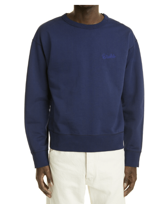 Drake's Drake's X Black Ivy Logo Embroidered Cotton Sweatshirt Size US L / EU 52-54 / 3 - 6 Thumbnail