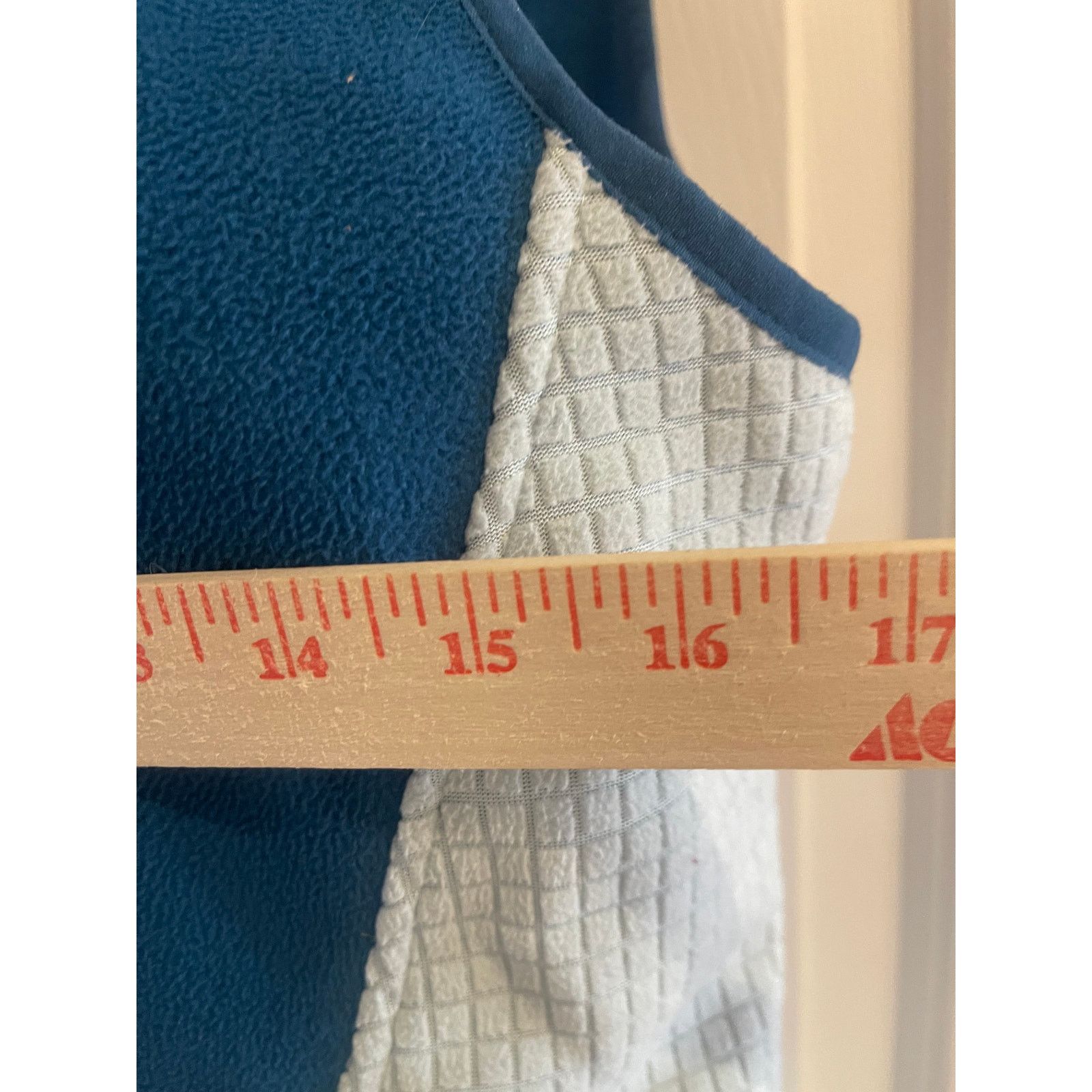 Lands' End Lands’ End Fleece Vest Blue Zip Lightweight Casual Layer Size S / US 4 / IT 40 - 4 Thumbnail