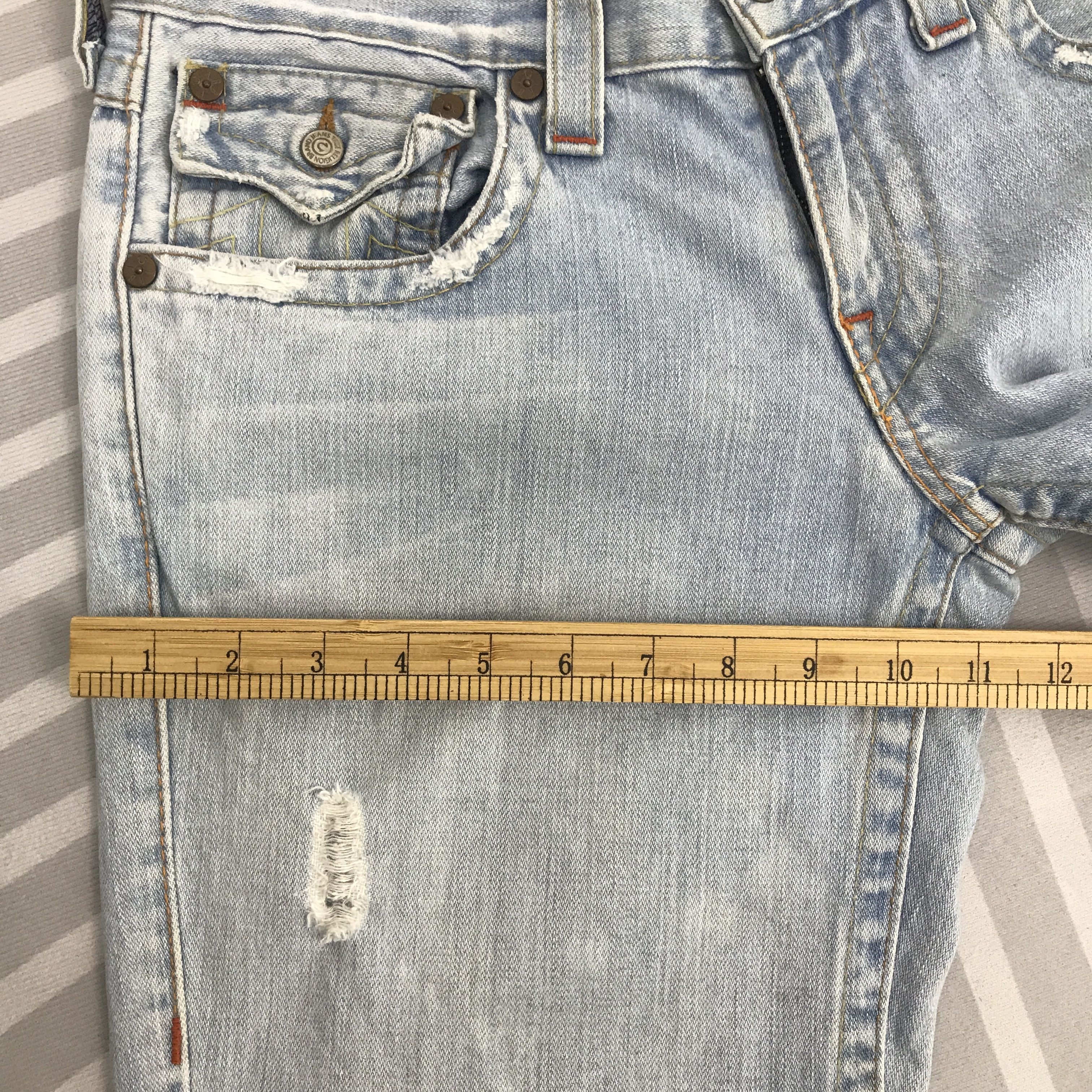 Japanese Brand × Vintage Vintage Flare True Religon Distressed Denim Size US 30 / EU 46 - 9 Thumbnail