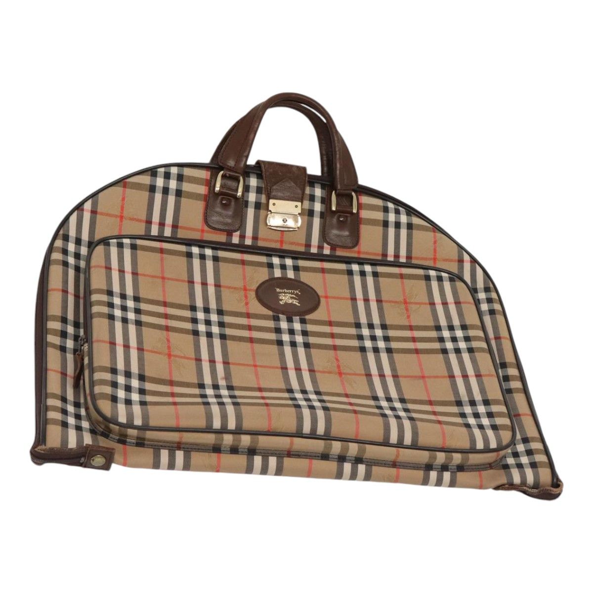 Burberry Nova Check Beige Canvas Travel Bag (Pre-Owned) Size ONE SIZE - 1 Thumbnail