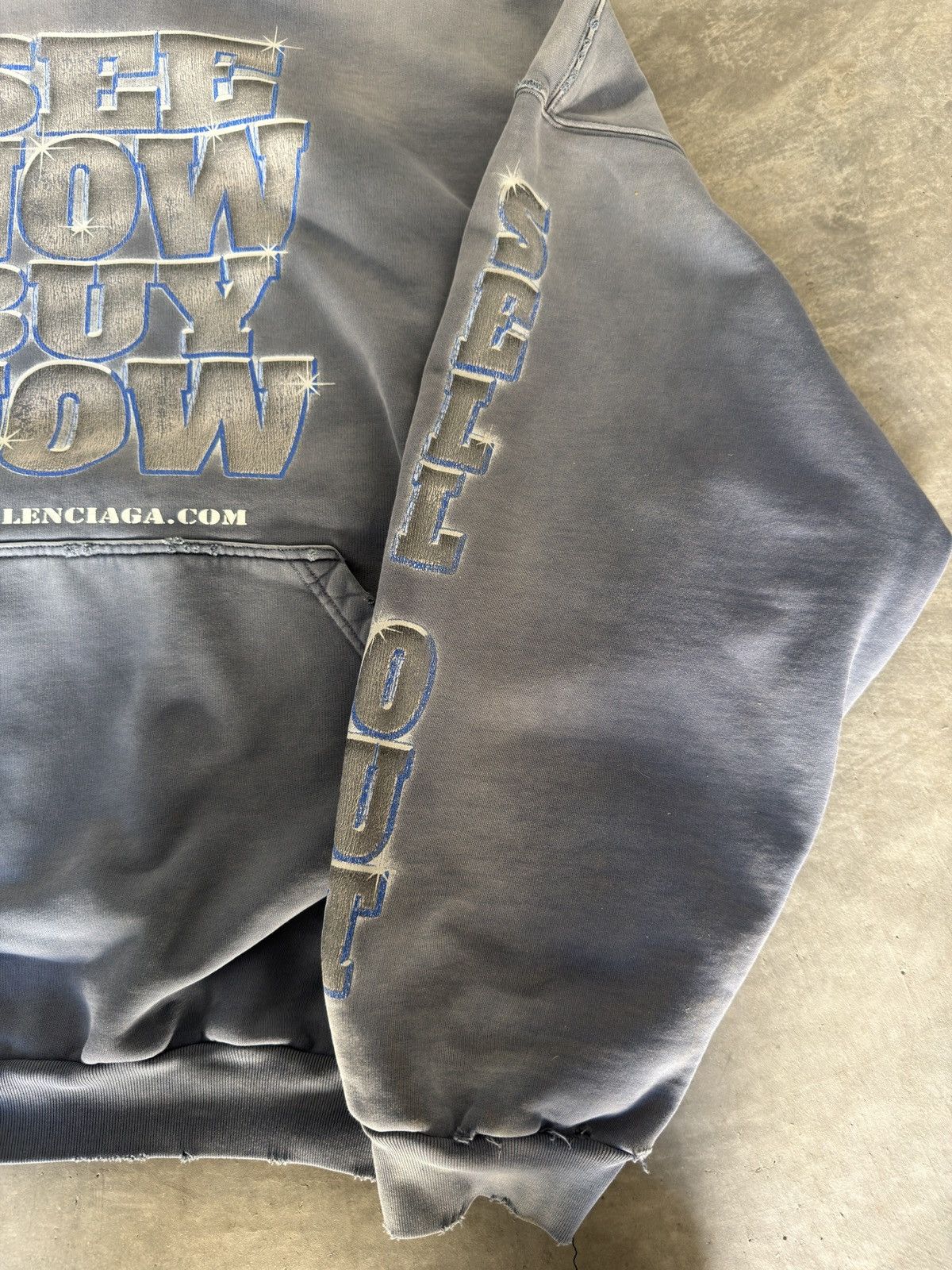 Balenciaga SOLD**Balenciaga “see now buy now” hoodie Size US XXL / EU 58 / 5 - 8 Thumbnail